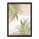 Tropical Palm Leaf Wall Art, Minimalist Print, Botanical Decor, Abstract Art Print, Home Decor Wall Art - Tawshia